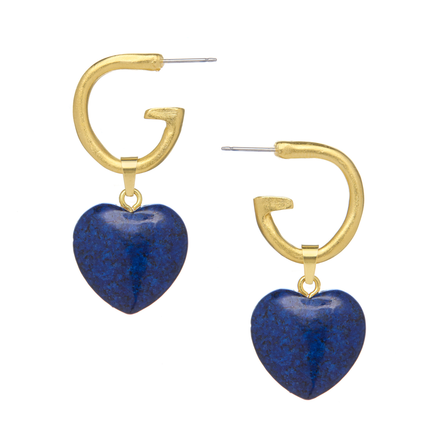 Susan Shaw Gigi Heart Earrings