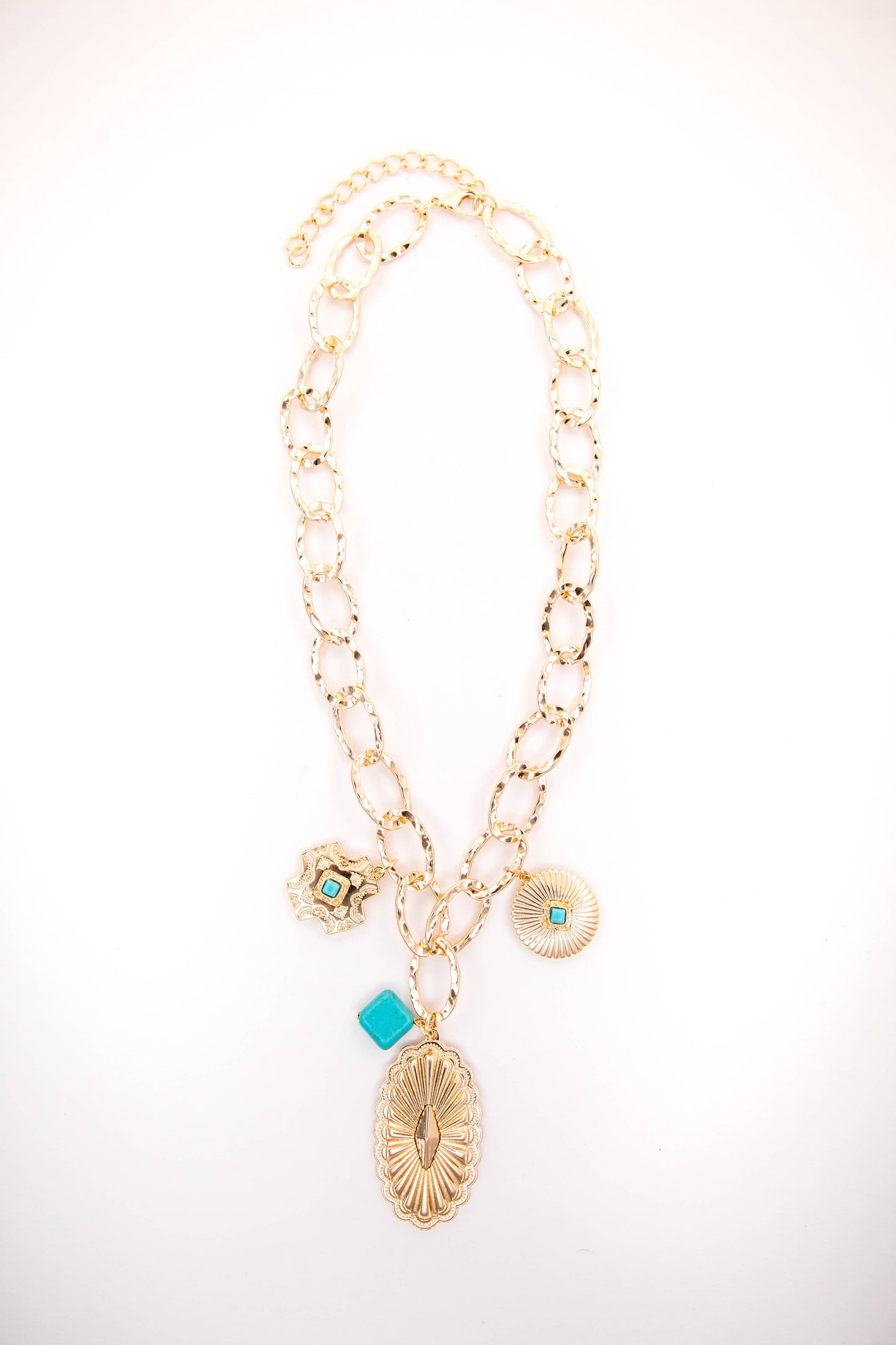 West & Co. Chunky Chain Charm Necklace