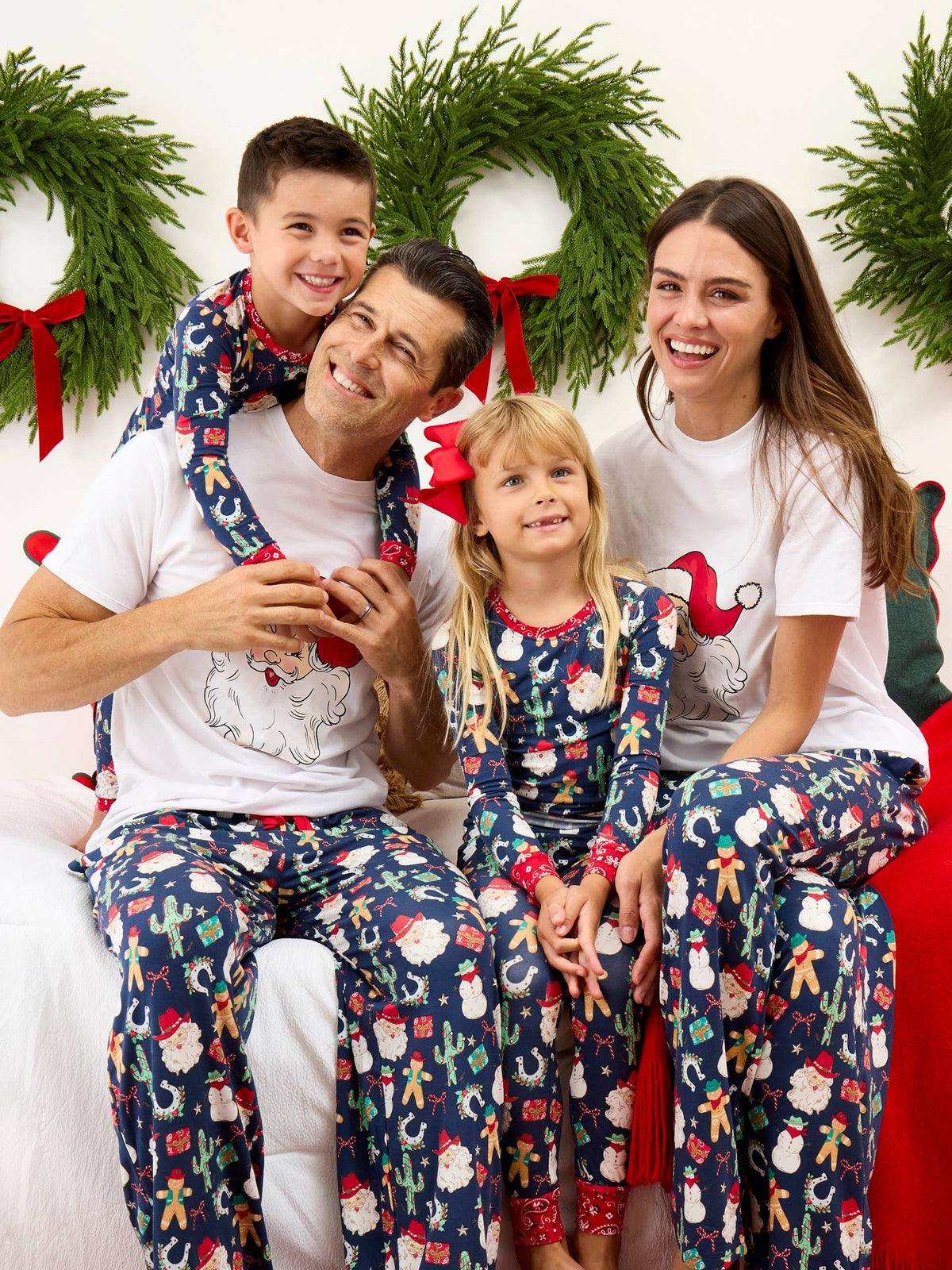 SoftSnooze™ Baby Santa Footie Pajamas