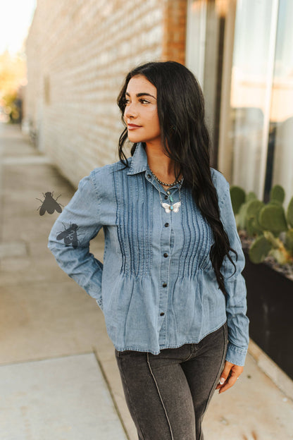 Call It Classic Denim Top