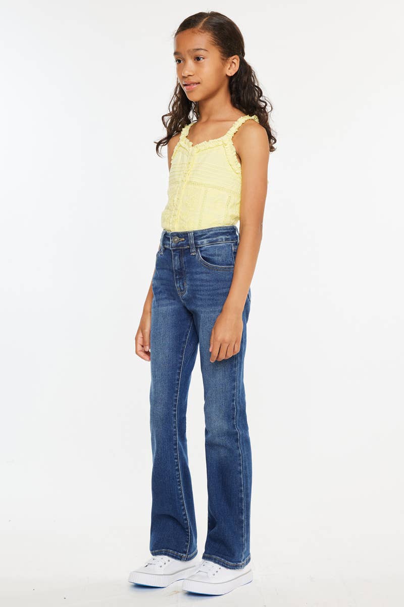 KanCan Elaine High Rise Bootcut Kids Jean