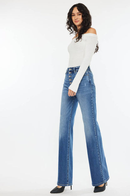 KanCan Yezmin Ultra High Rise 90'S Flare Jeans