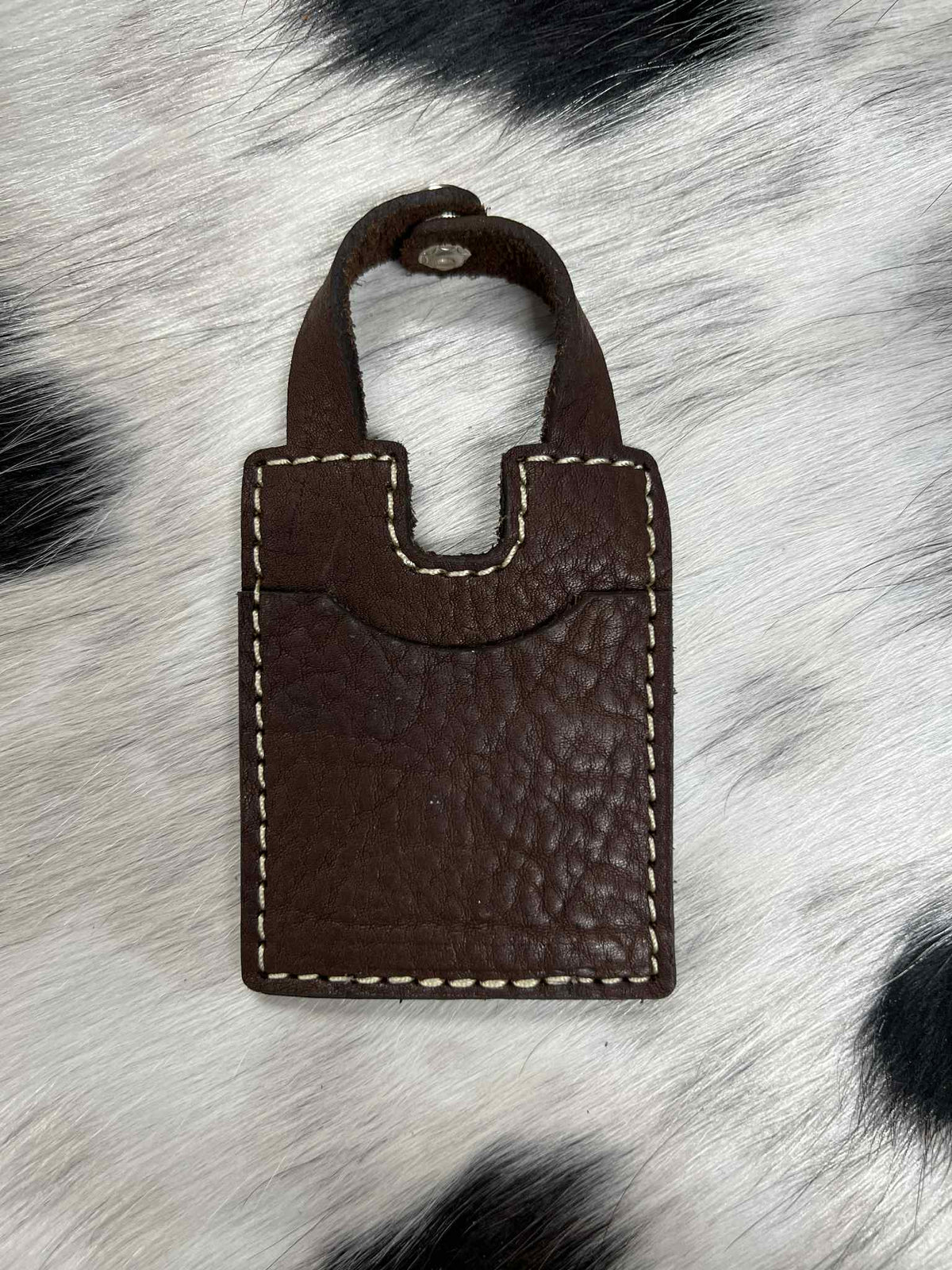 Leather Boot Snap Strap Wallet