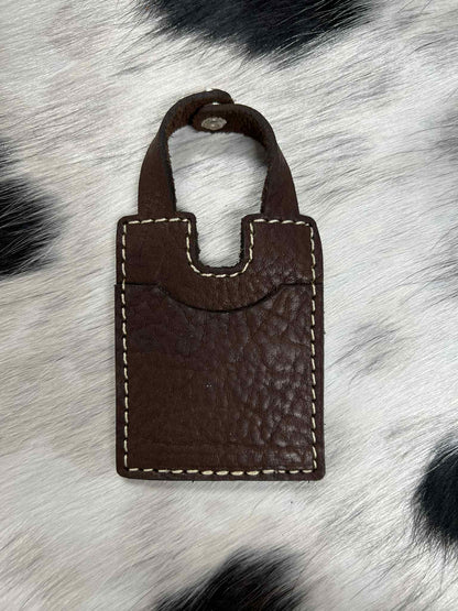 Leather Boot Snap Strap Wallet