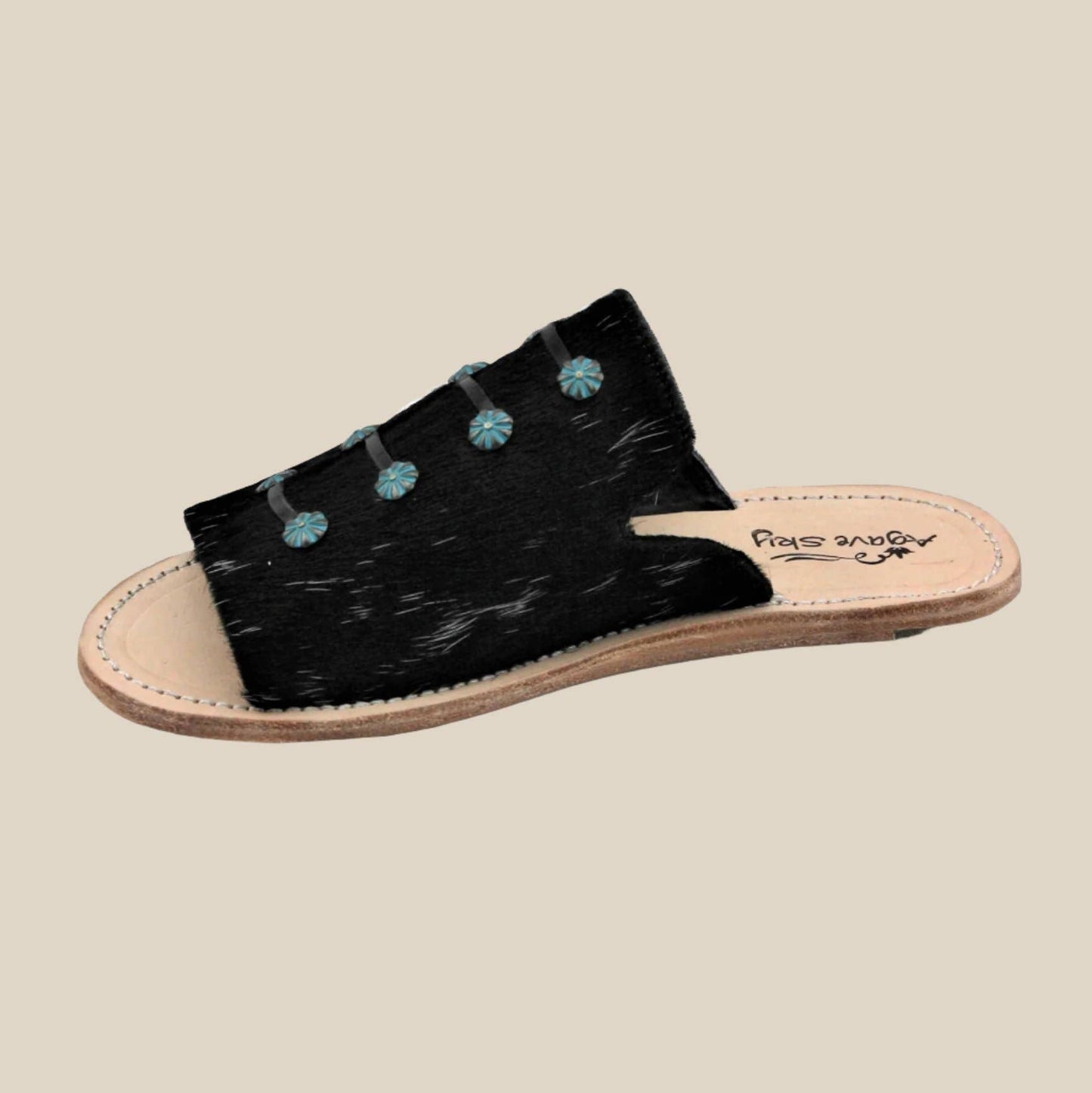 Hara Sandal Black Cowhide