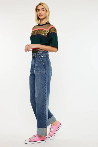 Haylee Ultra High Rise 90's Wide Jeans