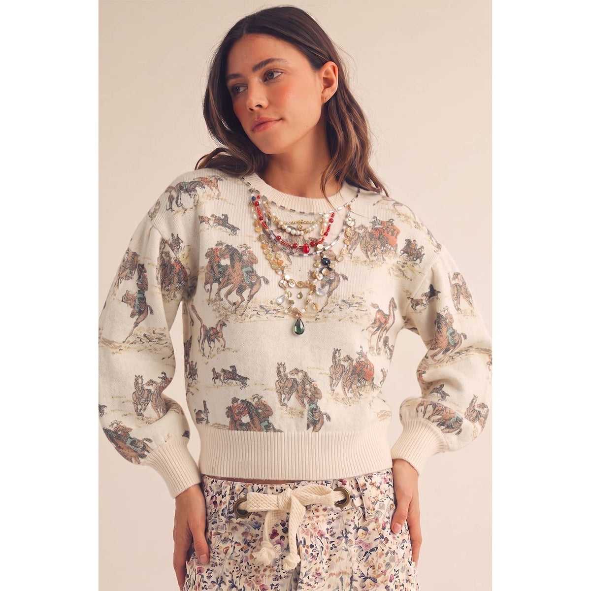 Neckline Detail Frontier Reverie Sweater