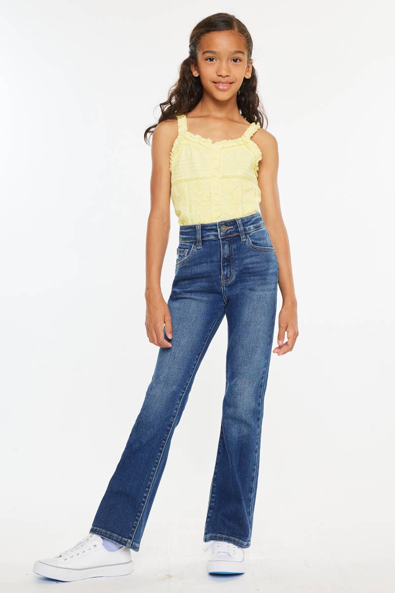 KanCan Elaine High Rise Bootcut Kids Jean