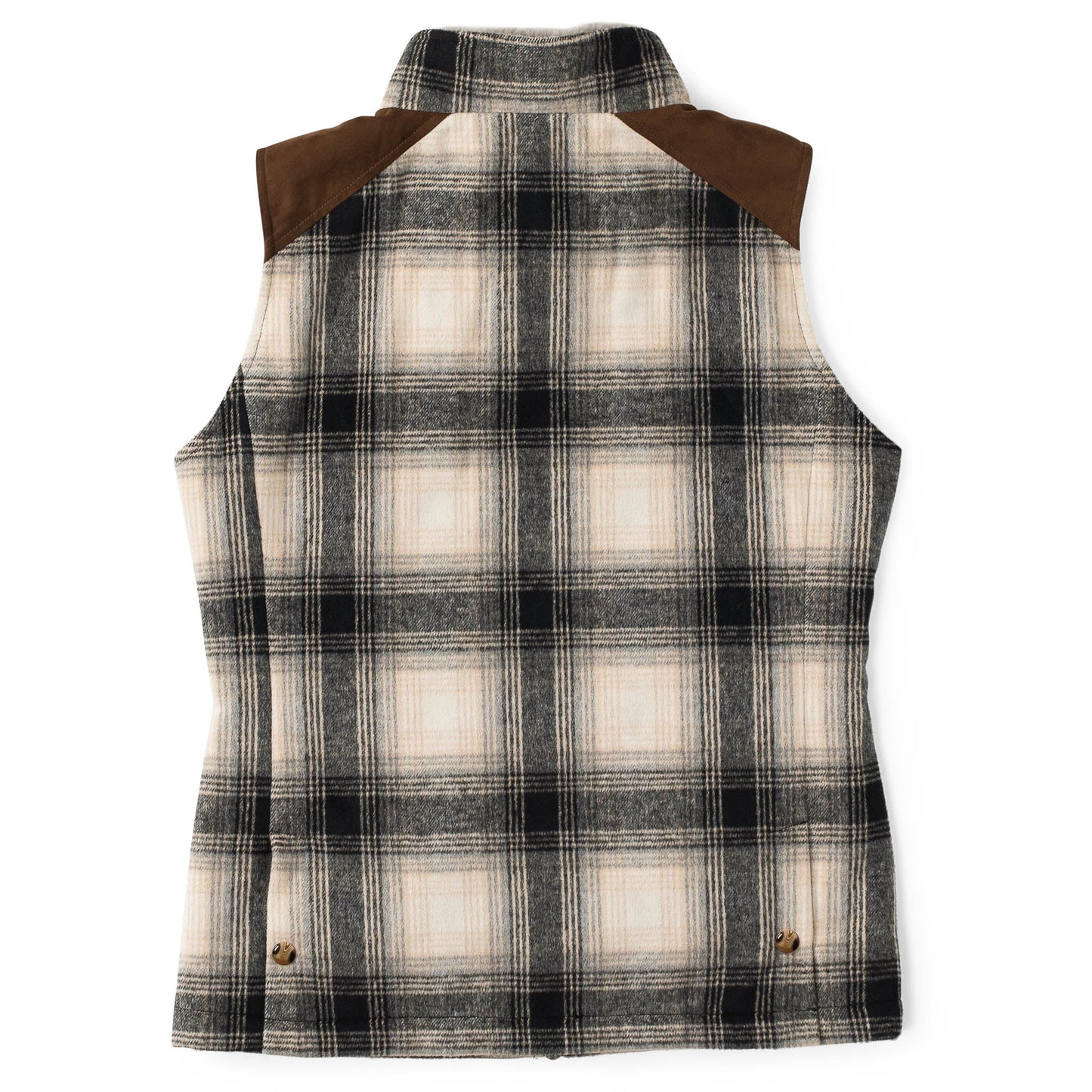 Madison Creek Charcoal Plaid Cashiers Vest