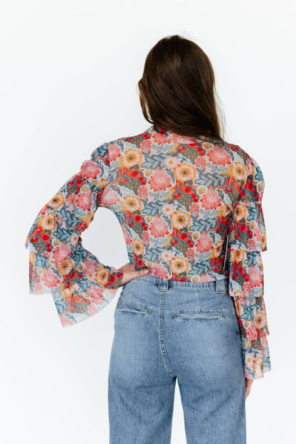 Vintage Poppy Blouse