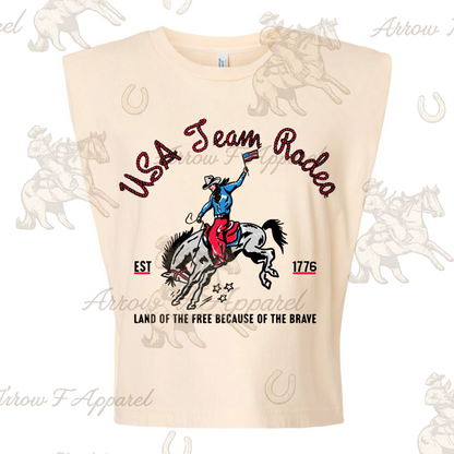 USA Team Rodeo Western Graphic Tank