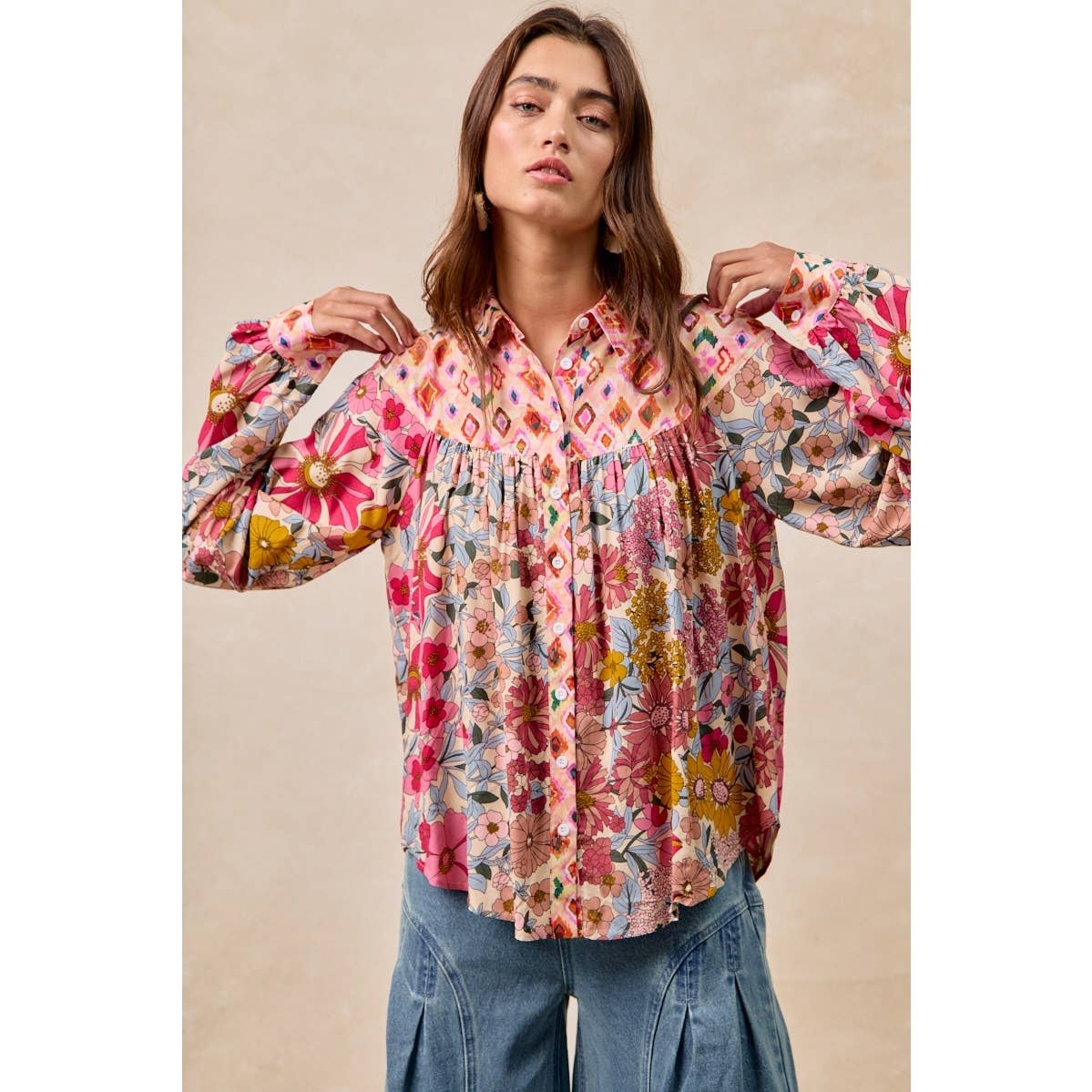 Floral Mix & Match Blouse
