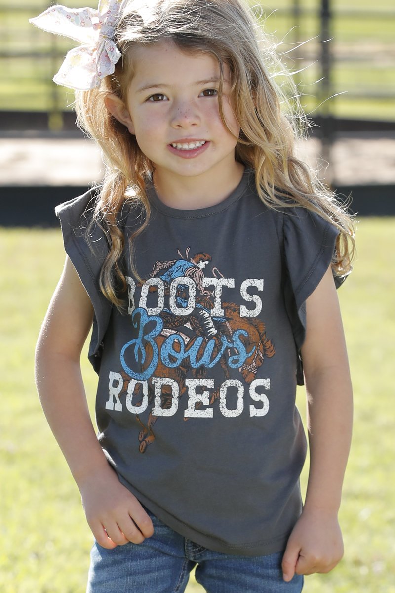 Cruel Denim Girl's Boots, Bows, Rodeos Tee