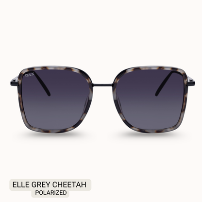Elle - Women's Polarized Oversized Sunglasses