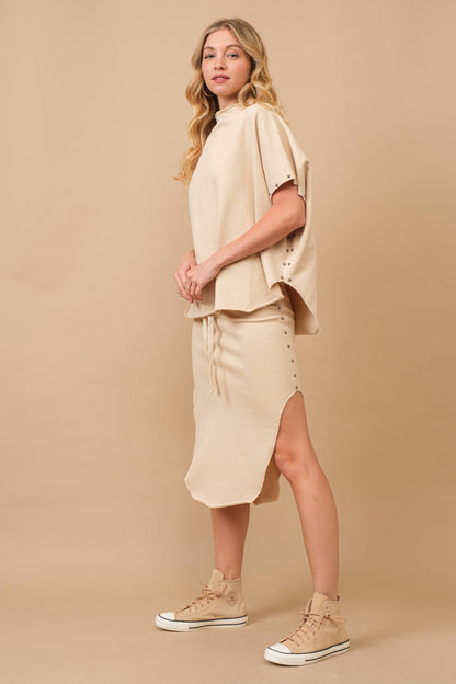 French Terry Boxy Top