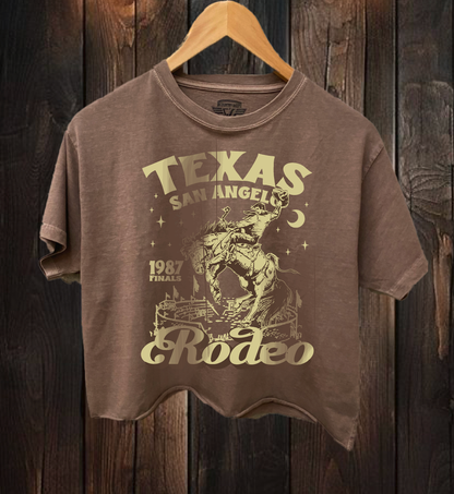San Angelo Rodeo Finals Relaxed Crop T-shirt