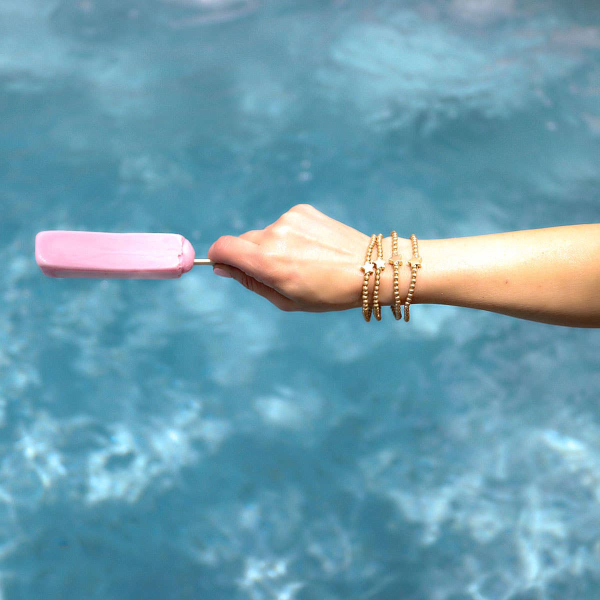 Star Ball Bead Stretch Bracelets