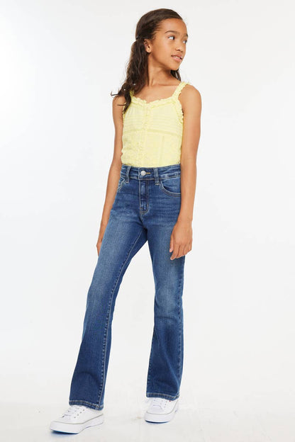 KanCan Elaine High Rise Bootcut Kids Jean