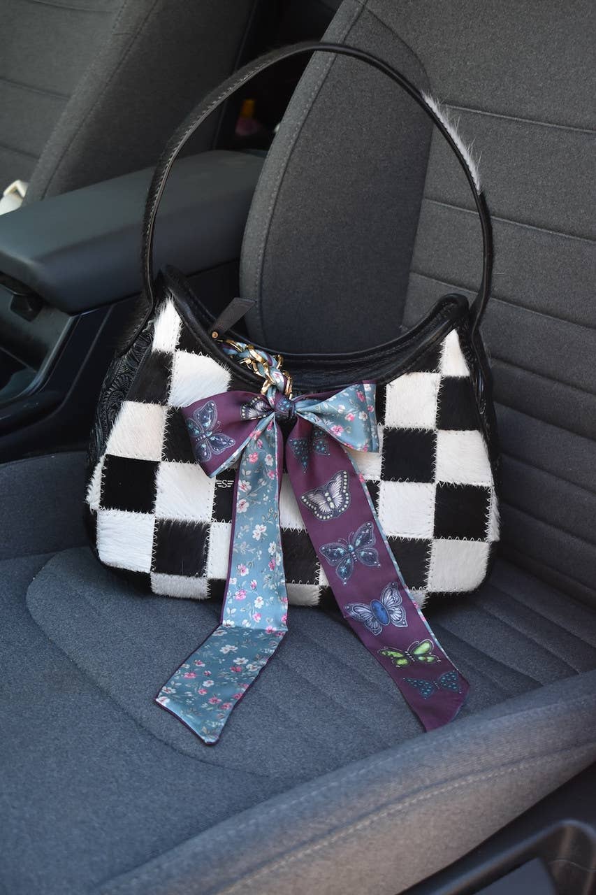 Flying S Company Butterfly Concho Chunky Twilly Bag Charm