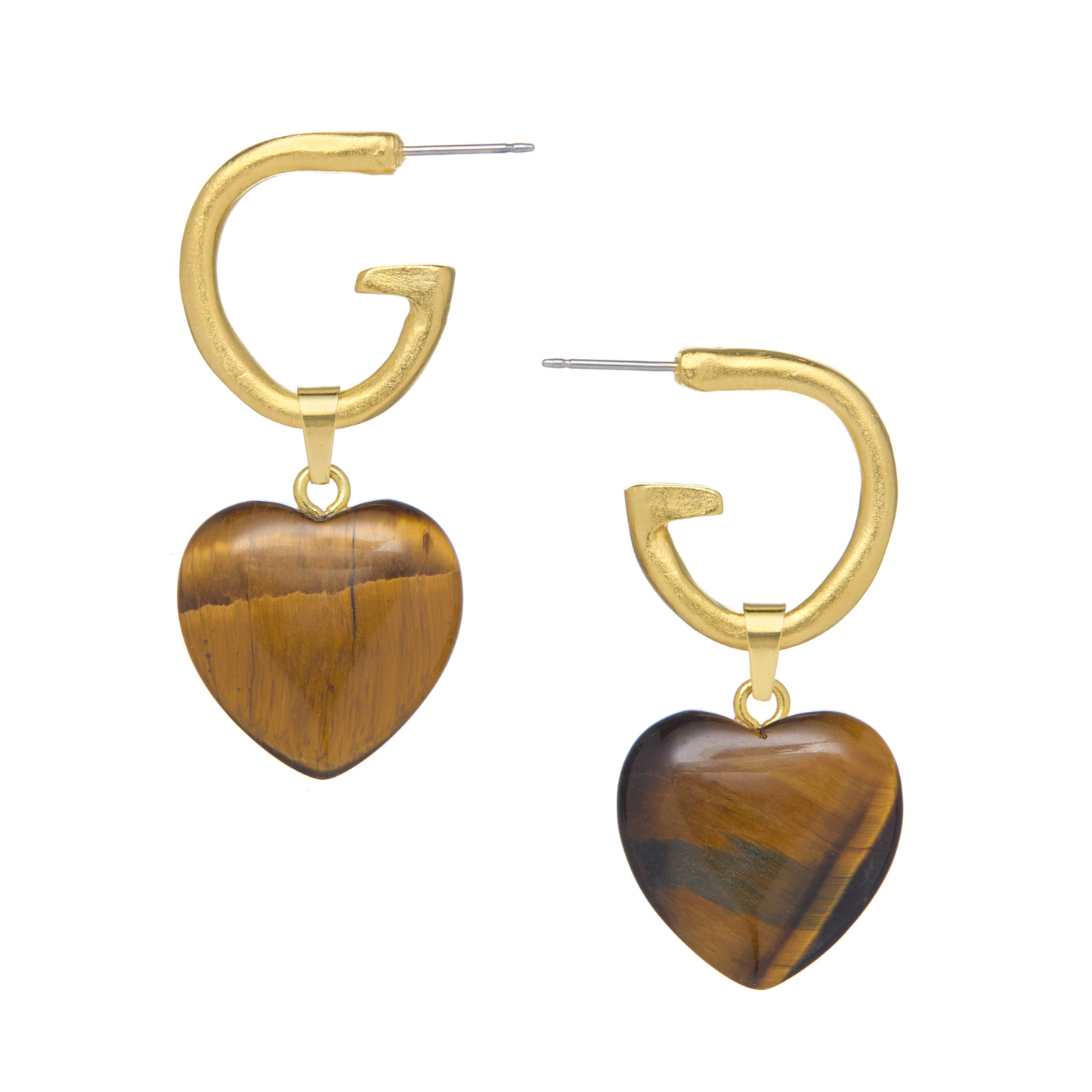 Susan Shaw Gigi Heart Earrings