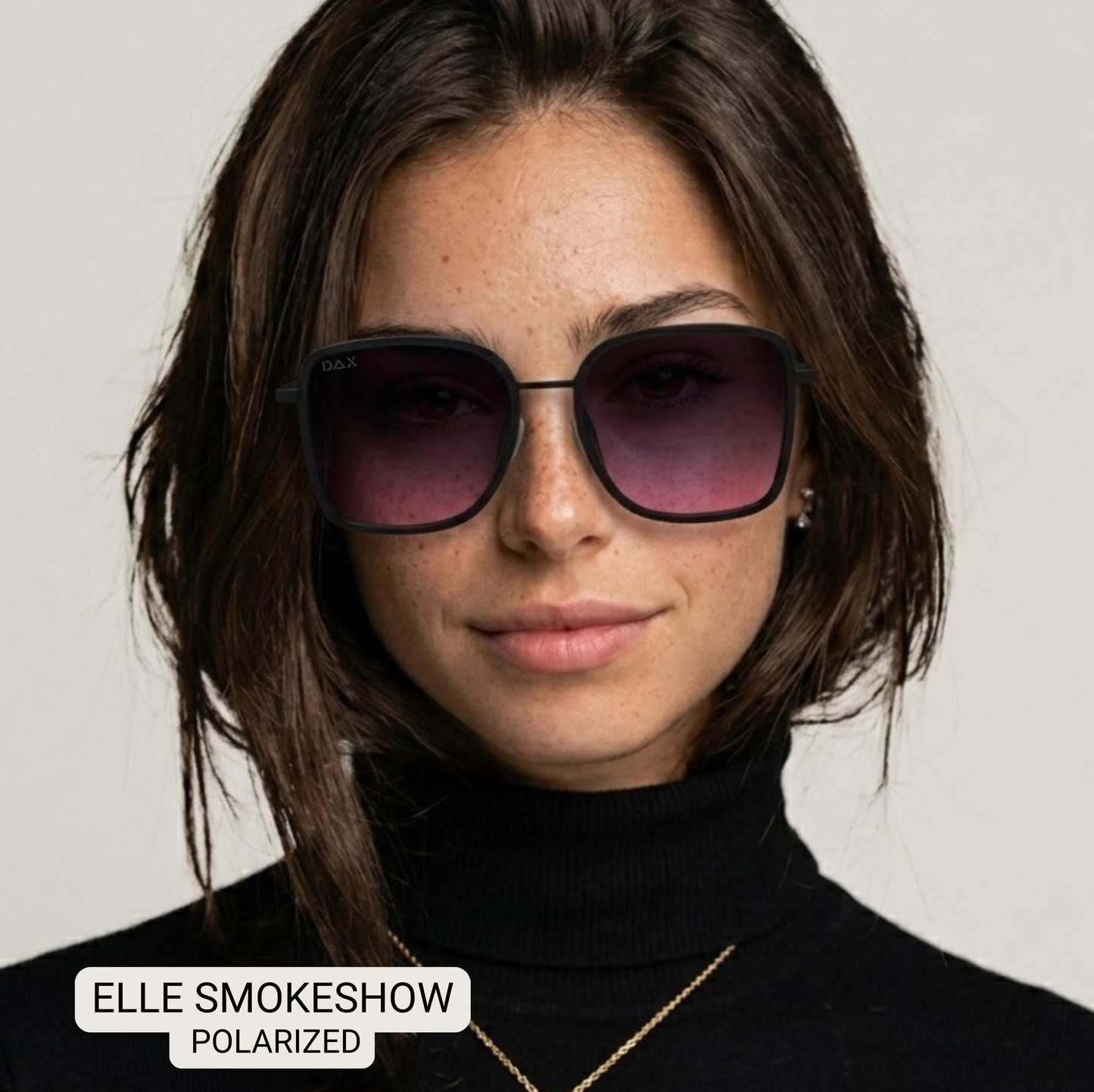 Elle - Women's Polarized Oversized Sunglasses
