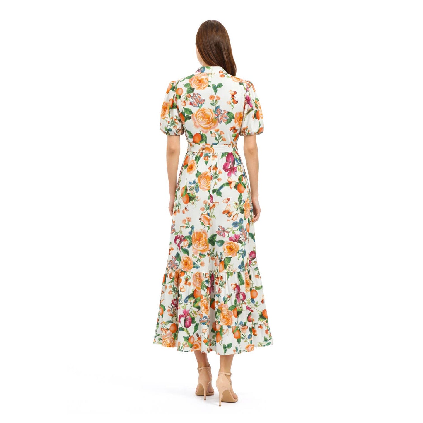 Tangerine Bloom Dress