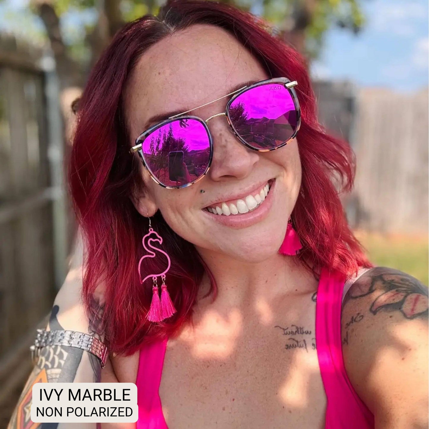 Ivy - Women's Oversized Square Sunglasses
