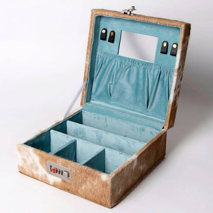 Cowhide Jewelry Case