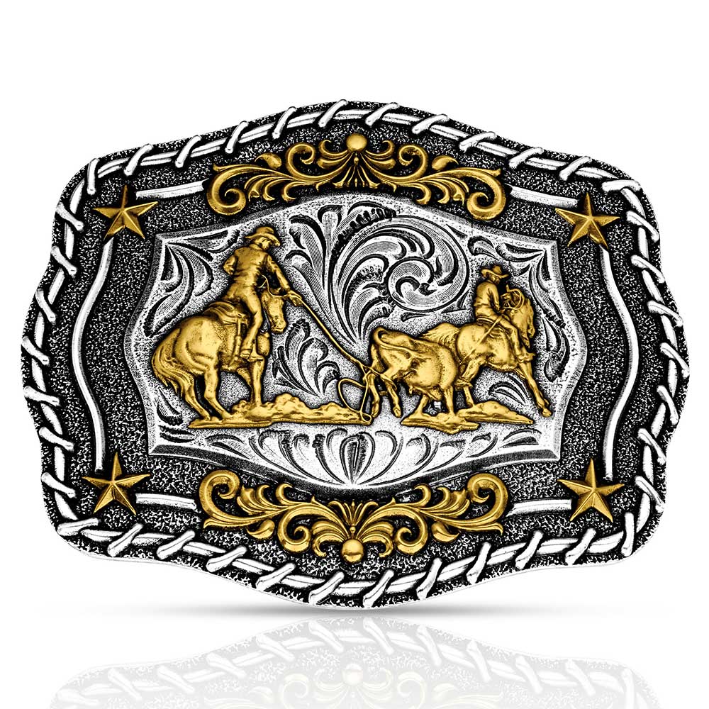 Montana Silversmith The Roundup Team Roper Buckle
