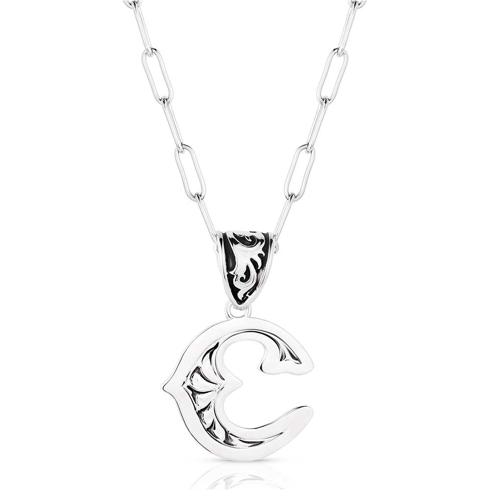 Montana Silversmith Western Initial Necklace