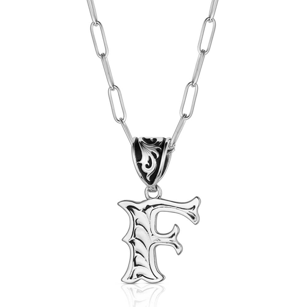 Montana Silversmith Western Initial Necklace