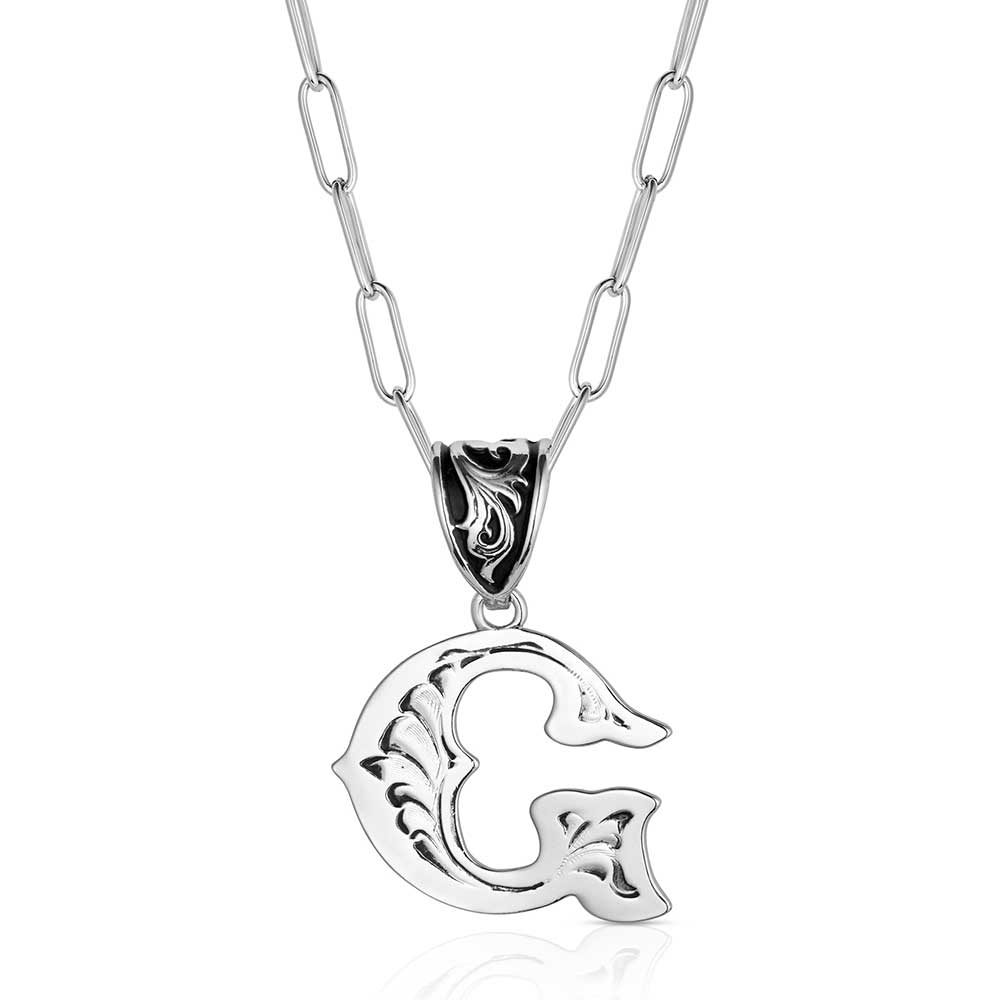 Montana Silversmith Western Initial Necklace