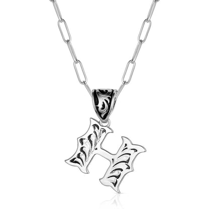 Montana Silversmith Western Initial Necklace