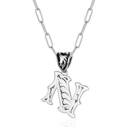 Montana Silversmith Western Initial Necklace