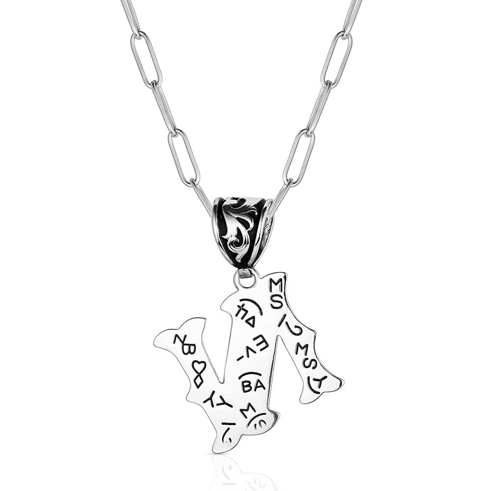 Montana Silversmith Western Initial Necklace