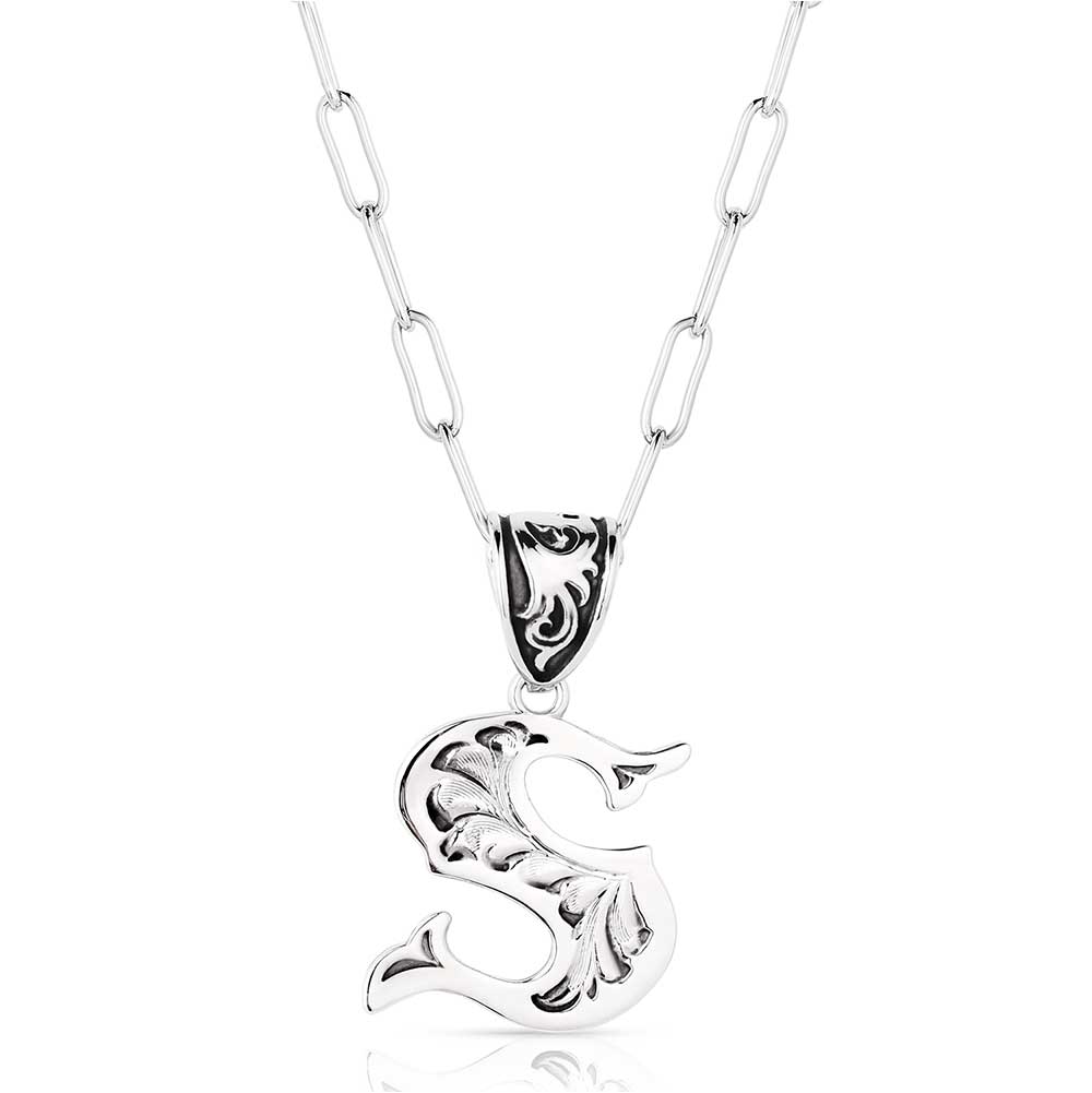 Montana Silversmith Western Initial Necklace