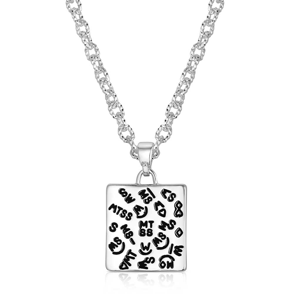 Montana Silversmith Ranch House Floral Necklace