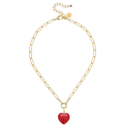 Susan Shaw Audrey Heart Necklace