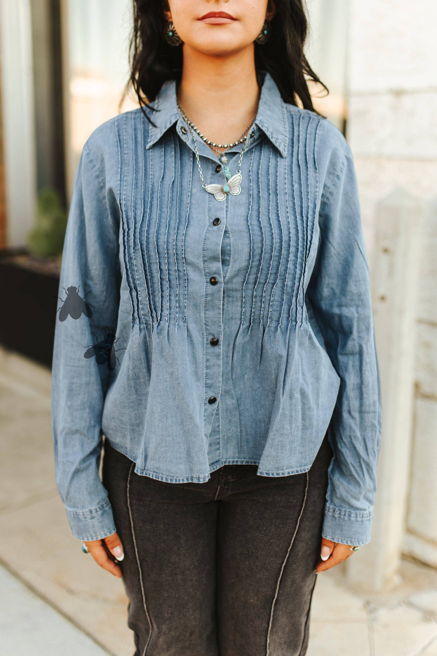 Call It Classic Denim Top