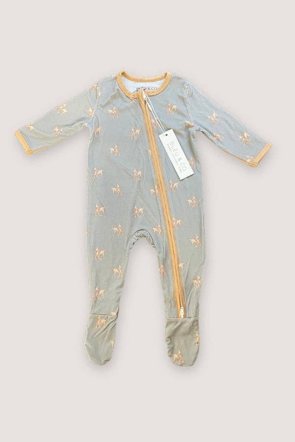 Retro Bronc Footie Pajamas