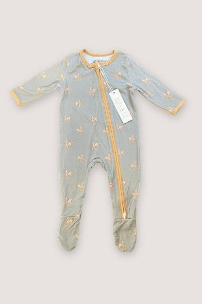 Retro Bronc Footie Pajamas