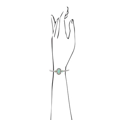Barse Shielded Turquoise and Sterling Silver Cuff Bracelet