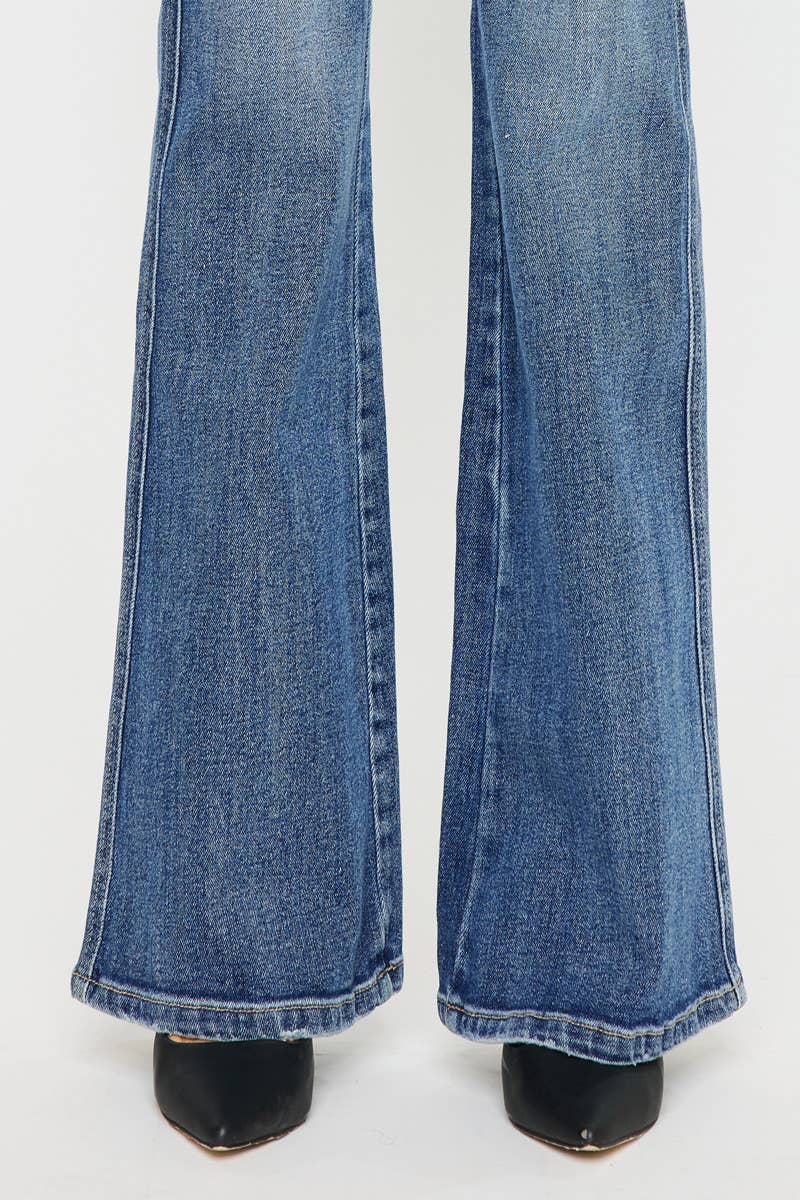 KanCan Luke High Rise Flared Jeans