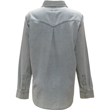 Hooey Ladies Chambray Denim Long Sleeve Shirt