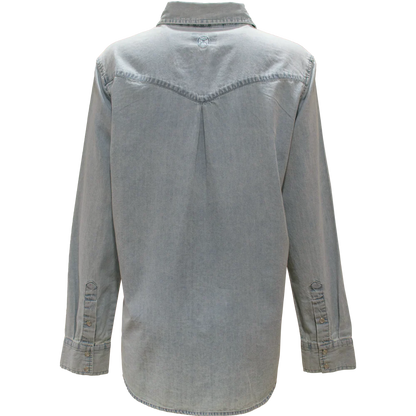 Hooey Ladies Chambray Denim Long Sleeve Shirt