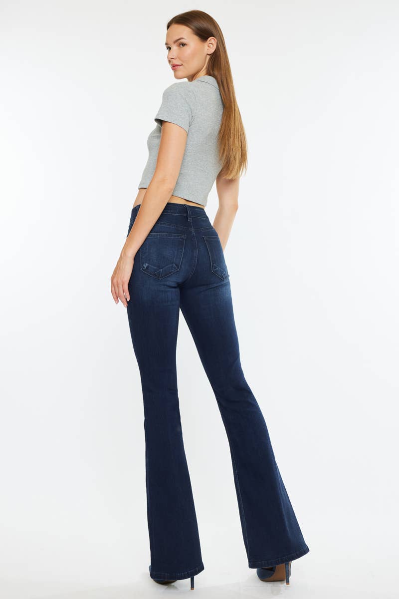 KanCan Trisha Mid Rise Flare Jeans