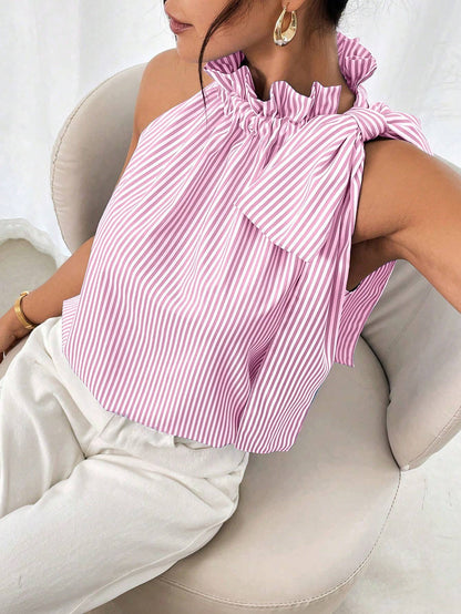 Striped Halter Top