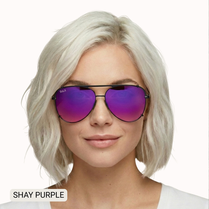 SHAY - Women's Polarized Large Hair Friendly Aviator