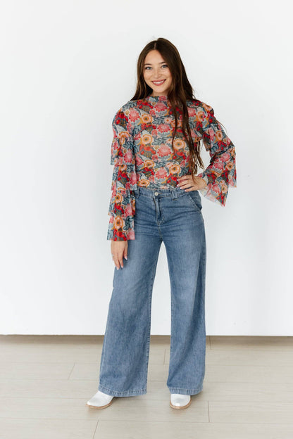 Vintage Poppy Blouse