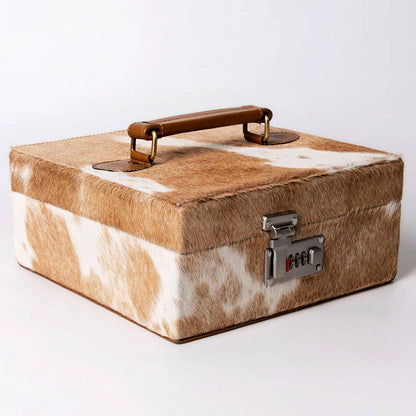 Cowhide Jewelry Case
